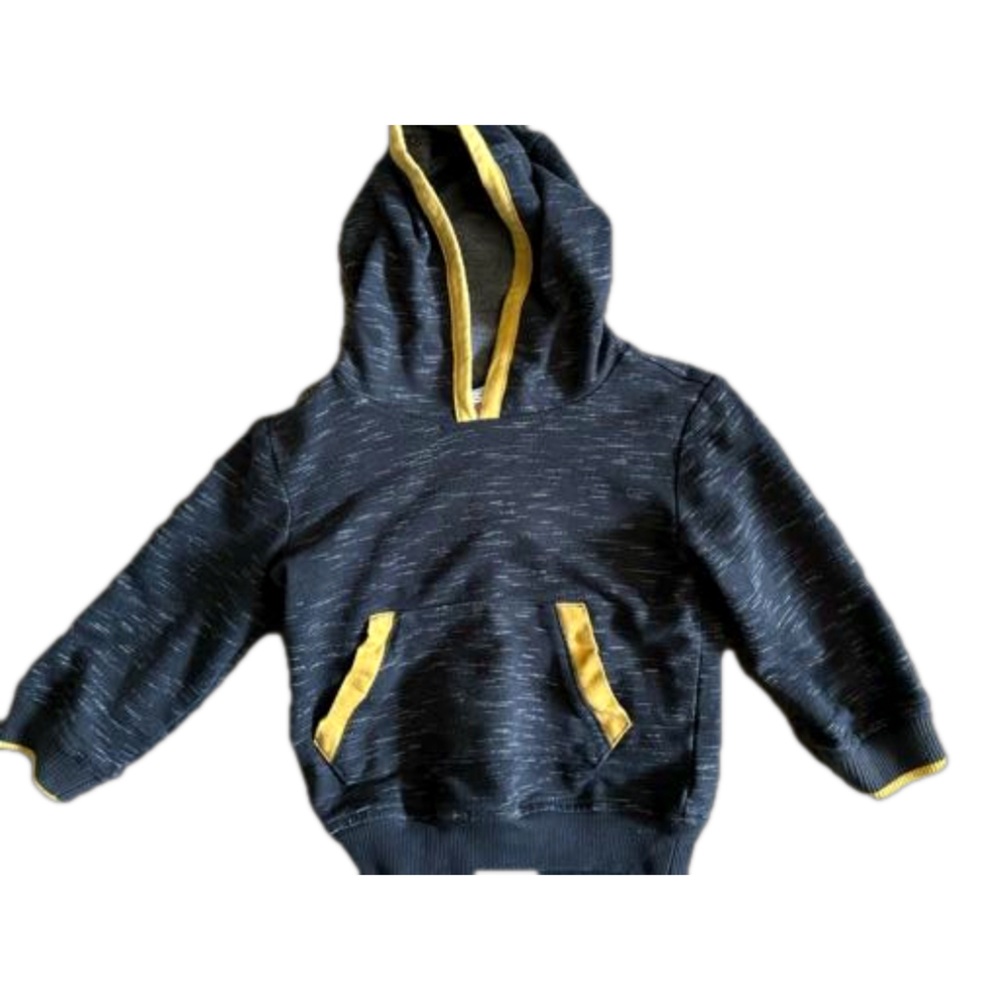 Tommy Bahama Kids Hoodie - Dark Blue with Yellow Trim